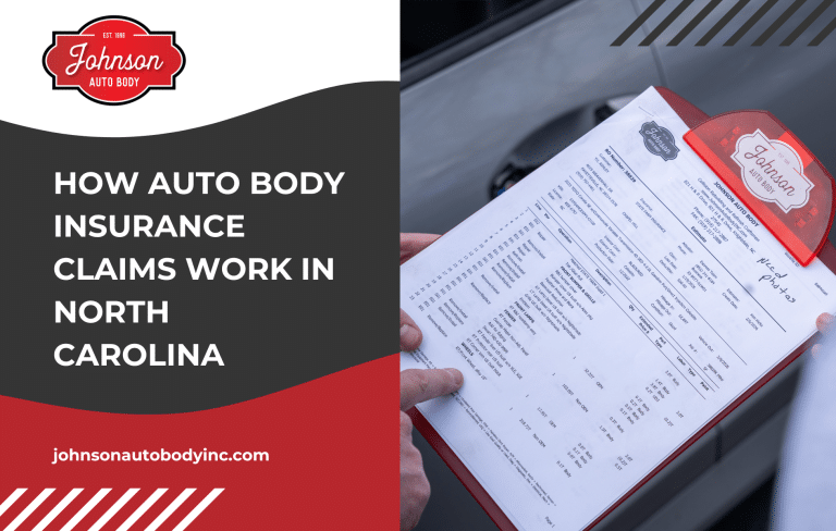 How Auto Body Insurance Claims Work in North Carolina